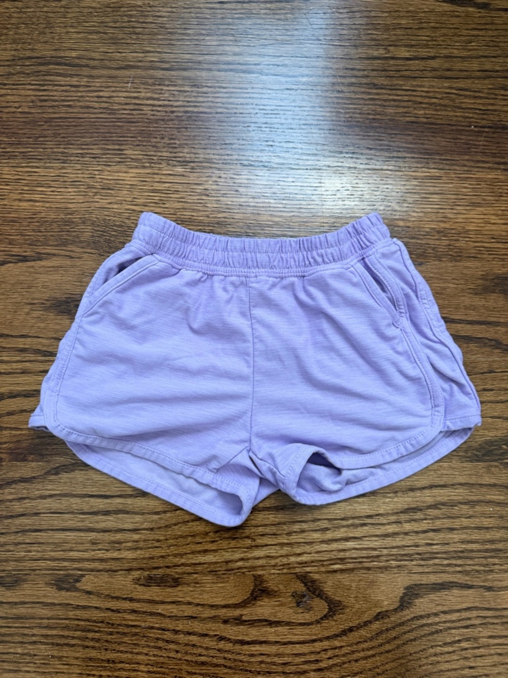 Lilac Girls Lounge Shorts - Soft Stretch Pull-On